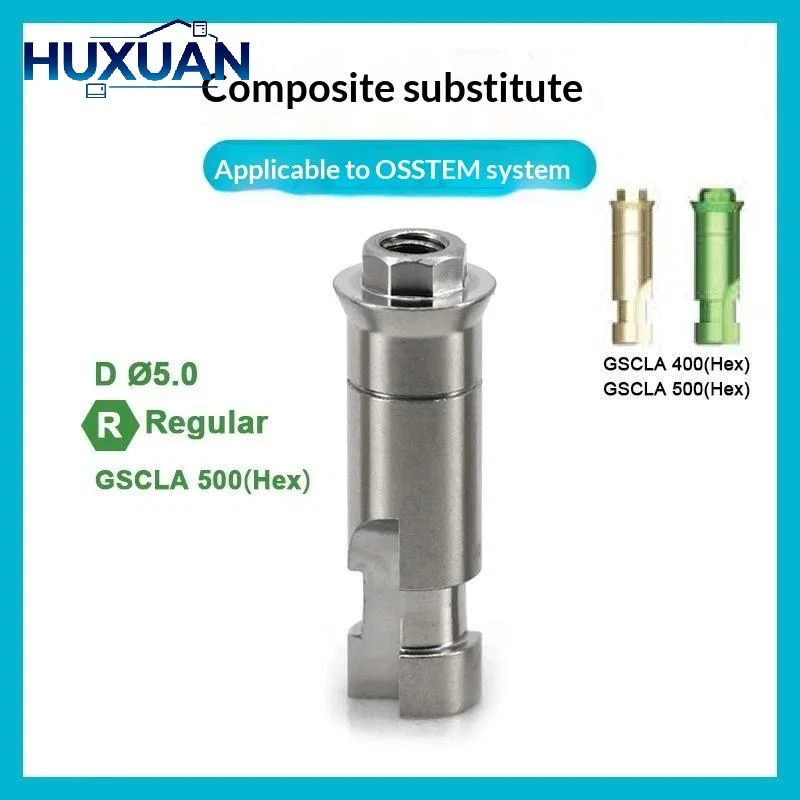 Composite Dental Implant Multi Unit Analog Works With Osstem System for Dental Prosthesis Fabrication