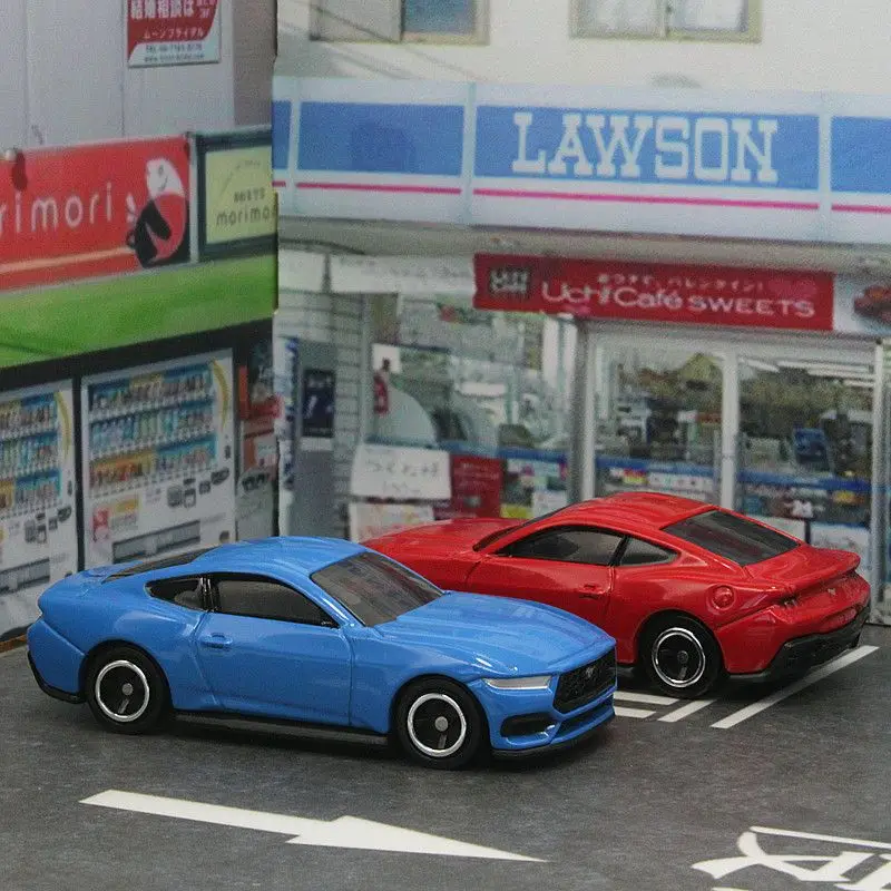 Takara Tomy Tomica No.91 Ford Mustang Eco Boost Fastback Auto in lega Diecast Modello Replica Serie Regali per bambini Ragazzo Giocattoli