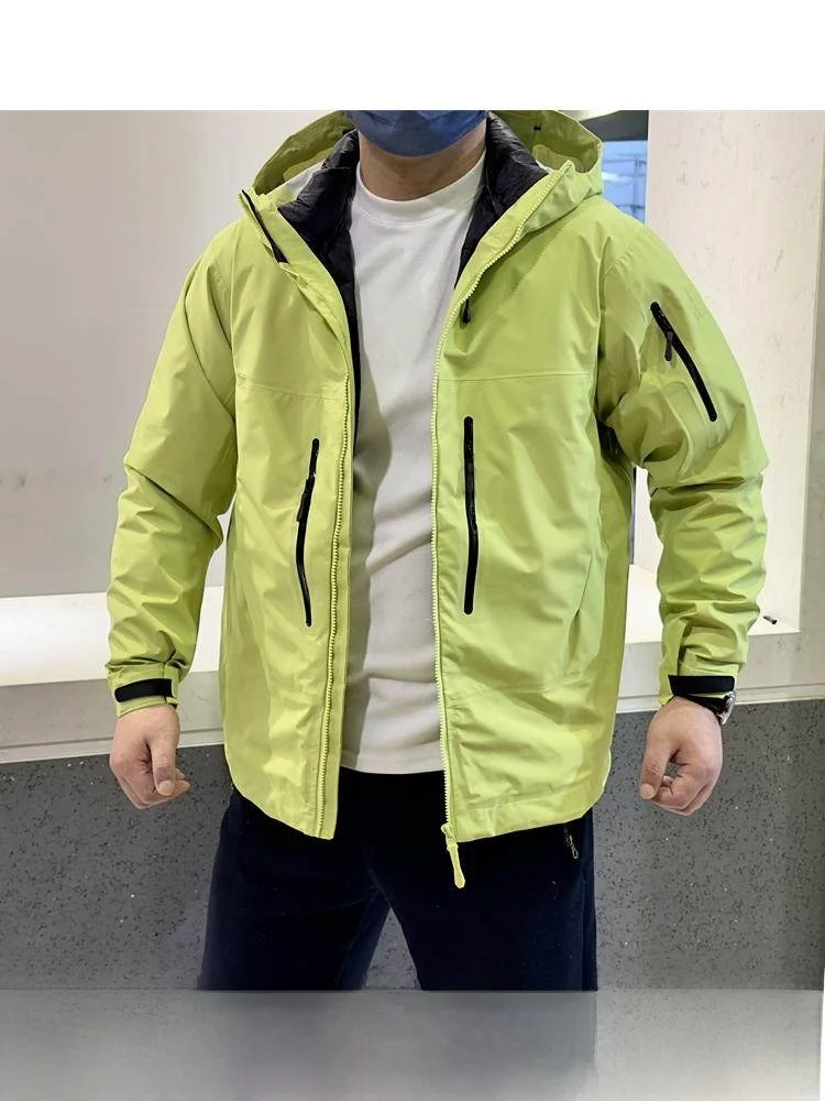 

Мужская пуховая куртка Alfa Climbing Series Jaet, ветрозащитная, водонепроницаемая футболка в одном, полное уплотнение, молодежное пуховое пальто Faion, обычное...