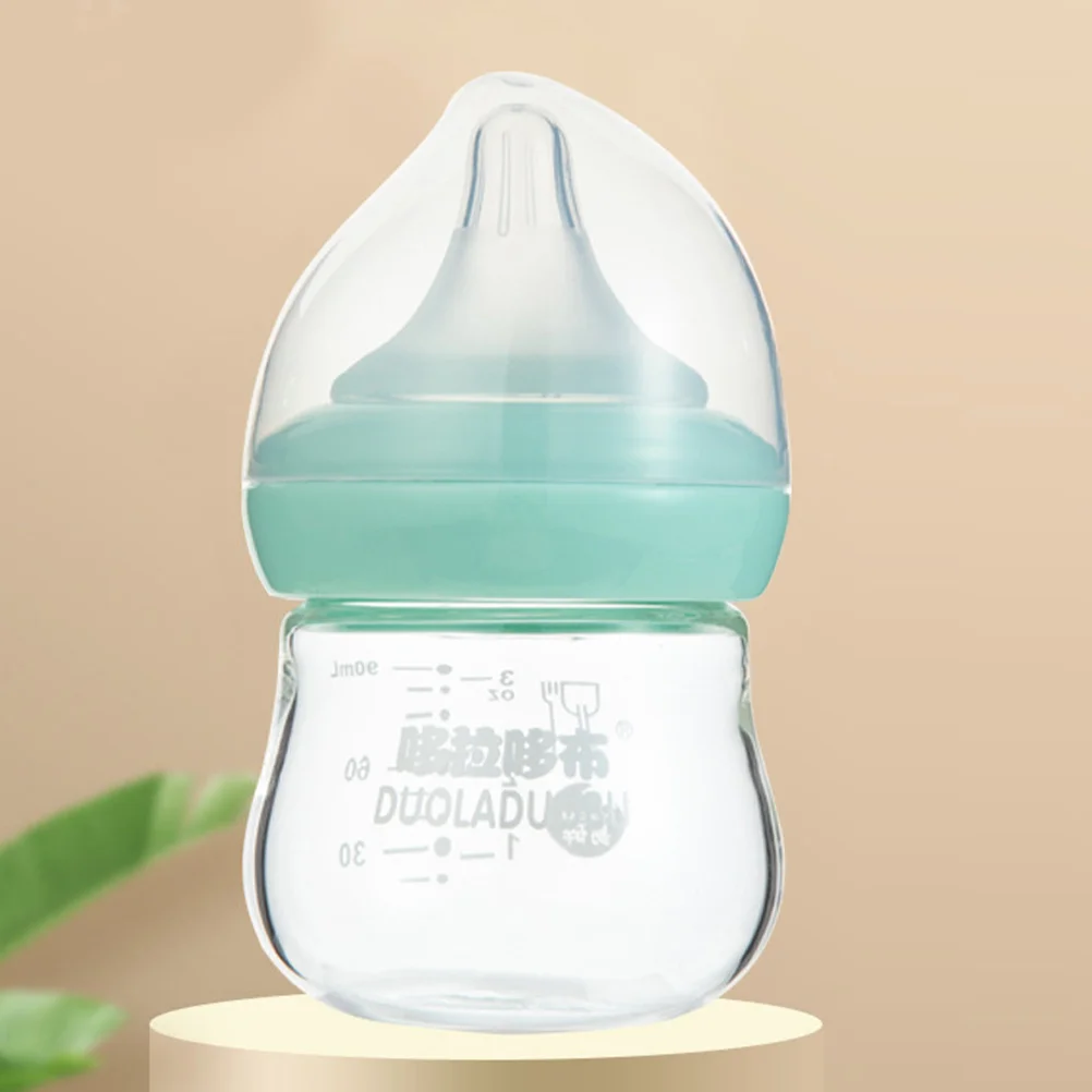 

Baby Glass Feeding Bottle for Small Jar Milk Bottles Infant Pacifier Breastfeeding