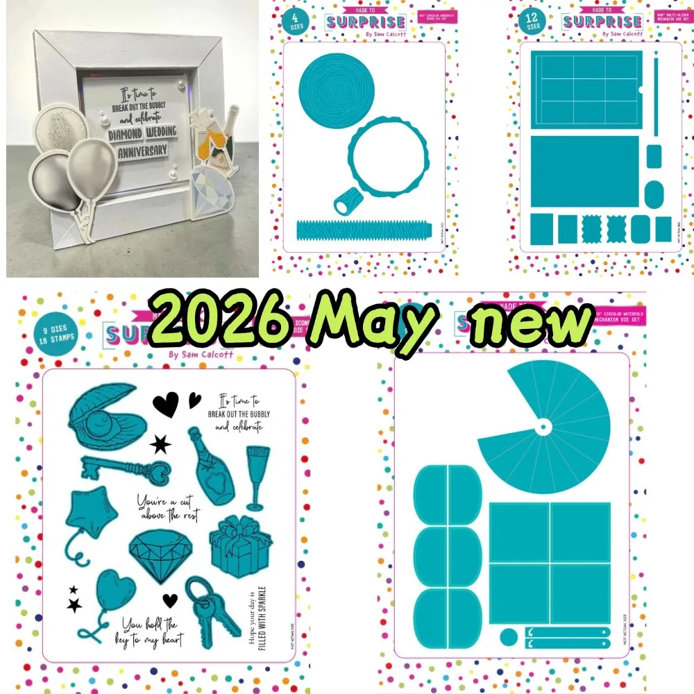 

2026 May new Metal Cutting Dies New Arrival DIY Molds Scrapbooking Paper Making Die Cuts Crafts Template Handmade Decoration