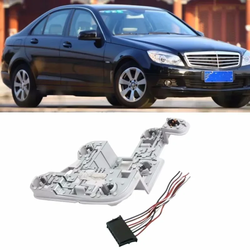 Left/Right Taillight Bulb Holder Tail Light Bulb W/Wiring Plug Harness for Mercedes-Benz W204 C-Class C180/C200/C230/C300/C350
