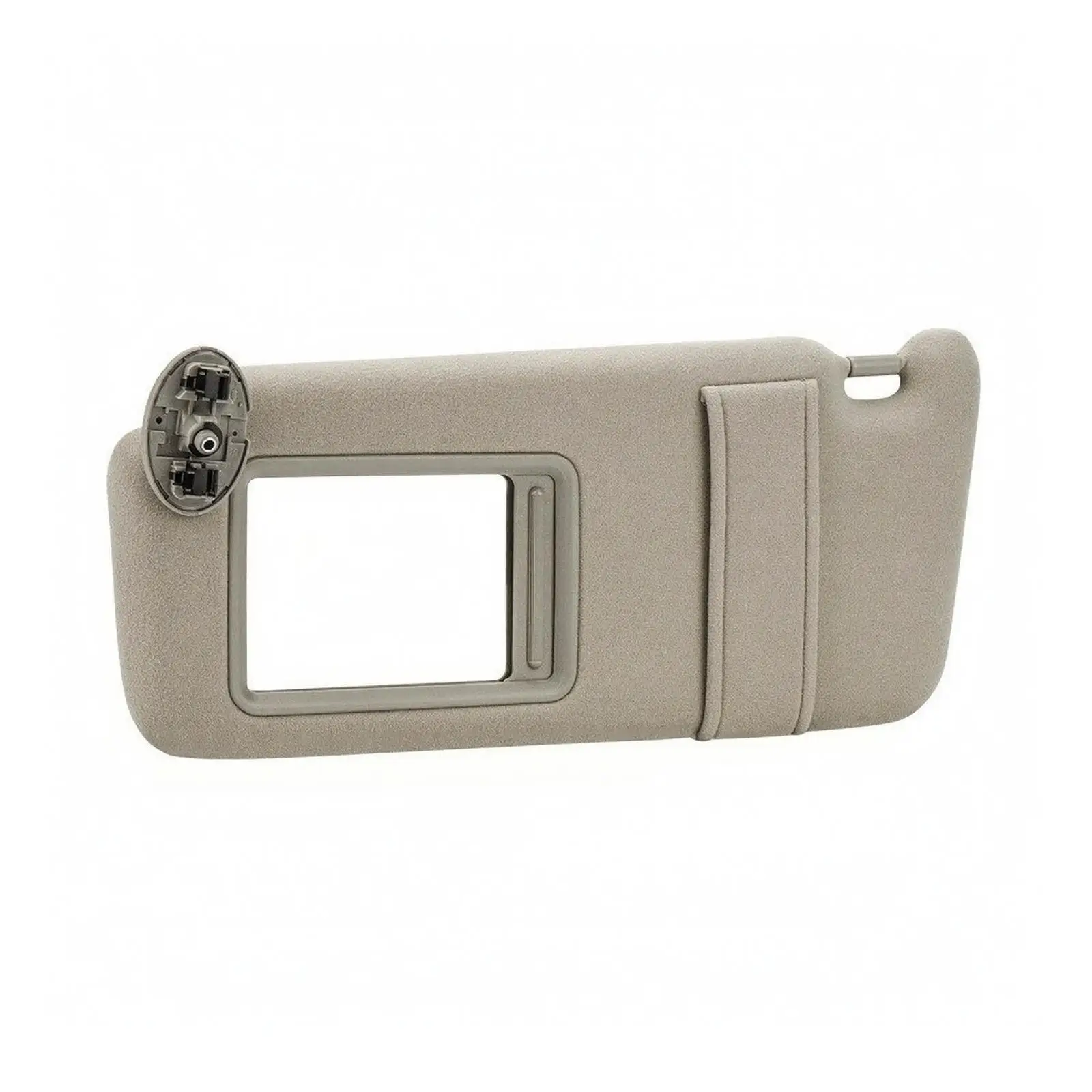 PVC Vehicle Sun Visor for 2007 2011 Japanese Automaker Sedan with Vanity Mirror and Retaining Strap