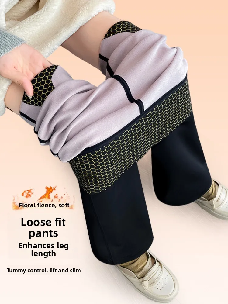 

Брюки для йоги с высокой талией, женские повседневные модные зимние брюки из искусственной кожи, с эффектом удлиненных ног, со светоотражающими элементами