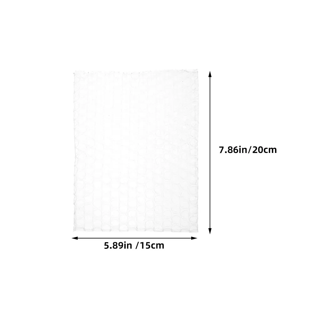 400Pcs Protective Bubble Bags Shock Absorption Cushioning Shipping Pouches Clear Packaging Bags for Glassware Electronics