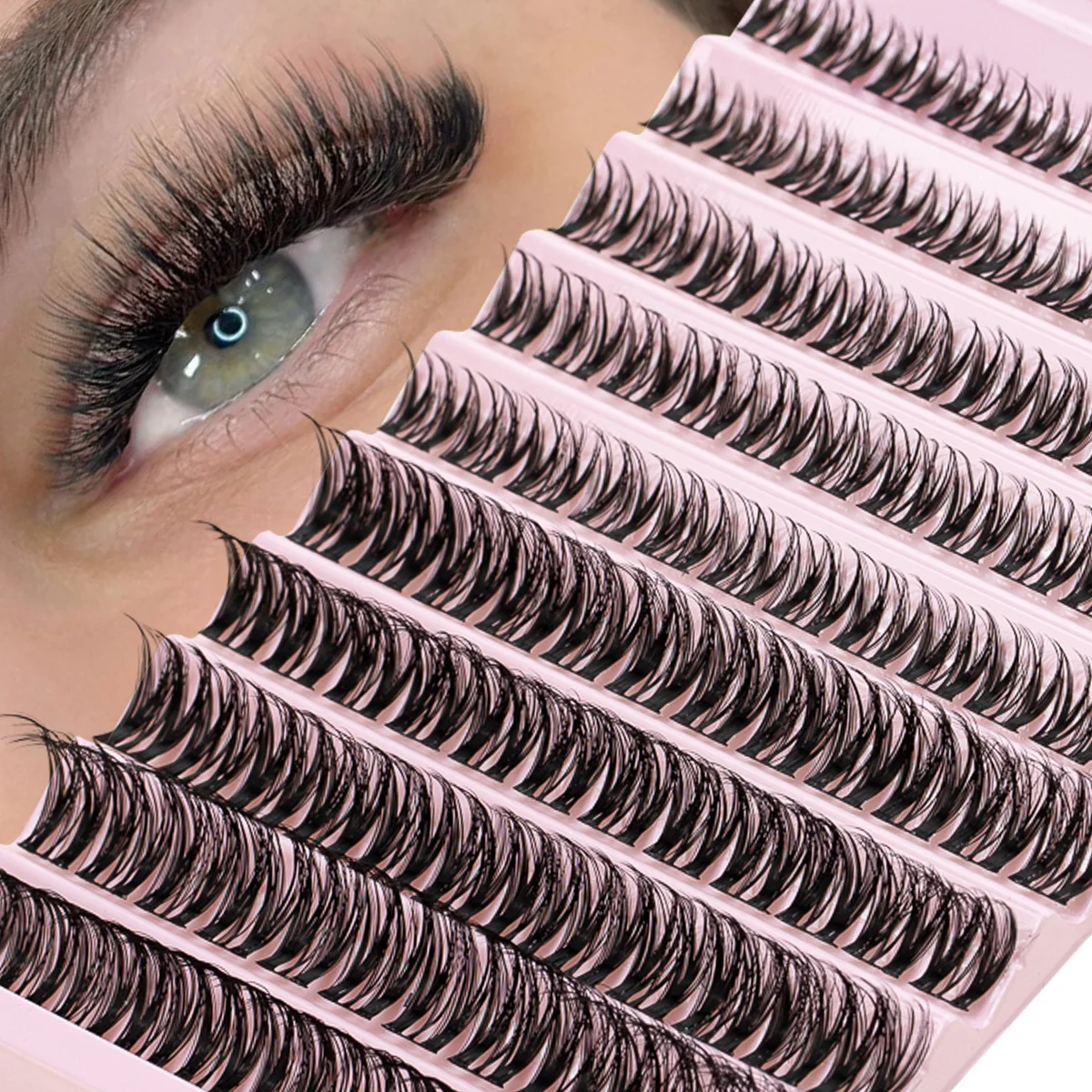 ISEEN DIY Kępki Rzęs Naturalny – Eyelash Extension For Asian Eyes recenzja i cena