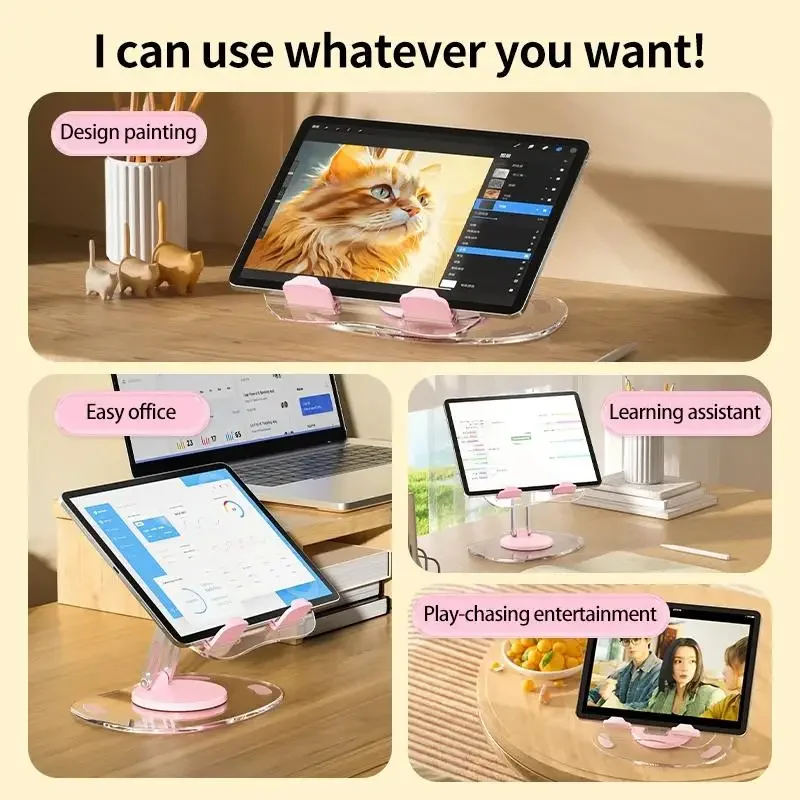 حامل لوحي محمول عالمي لحامل IPad Samsung Huawei Xiaomi Tablet Stand Mount حامل هاتف محمول مرن قابل للتعديل