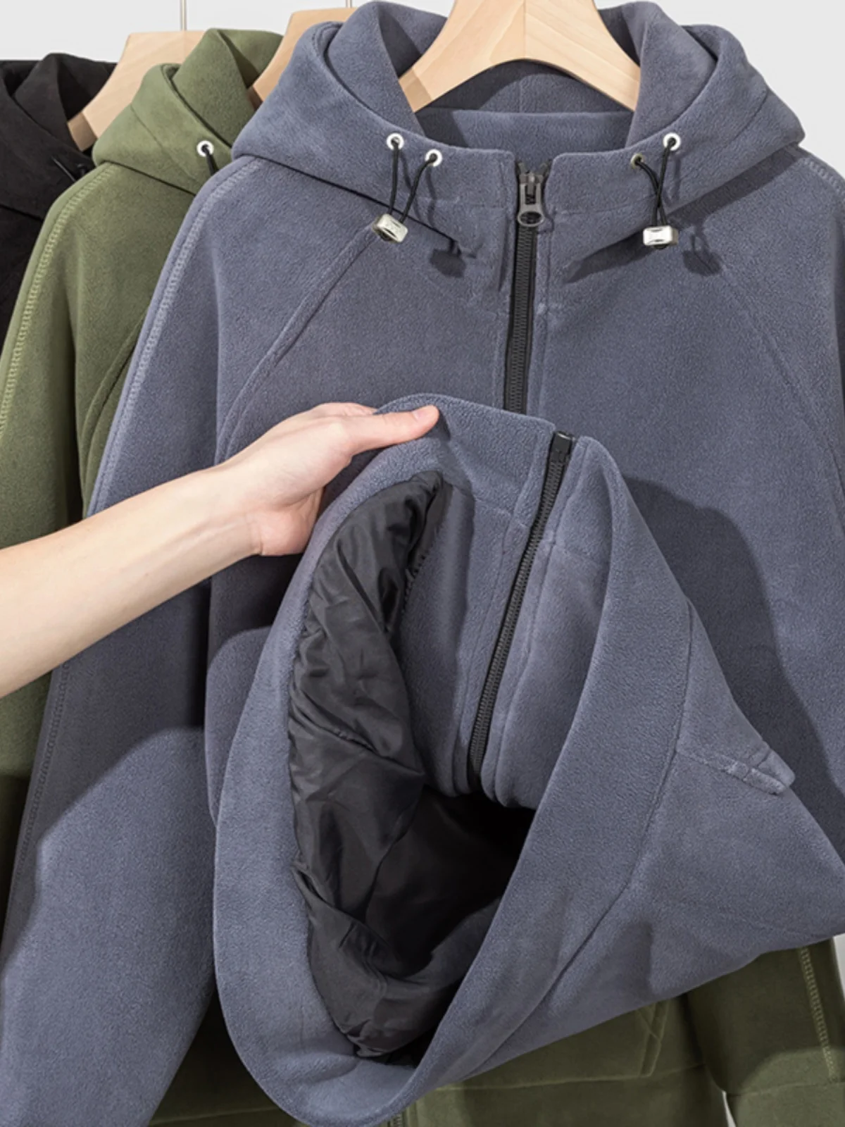 veste-a-capuche-tres-chaude-doublee-polaire-epaisse-zippee-coupe-ample-thermique-avec-cache-oreilles-pour-l'hiver