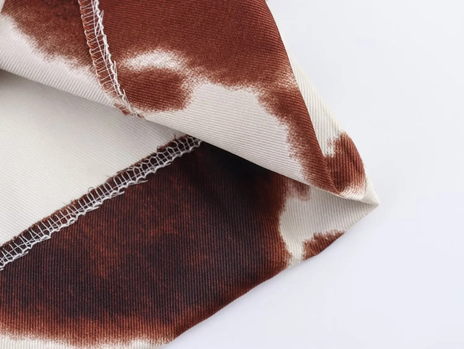 2025 Summer Women's Clothing European and American Style Fashionable Animal Print Casual Mid-Rise Straight Trousers