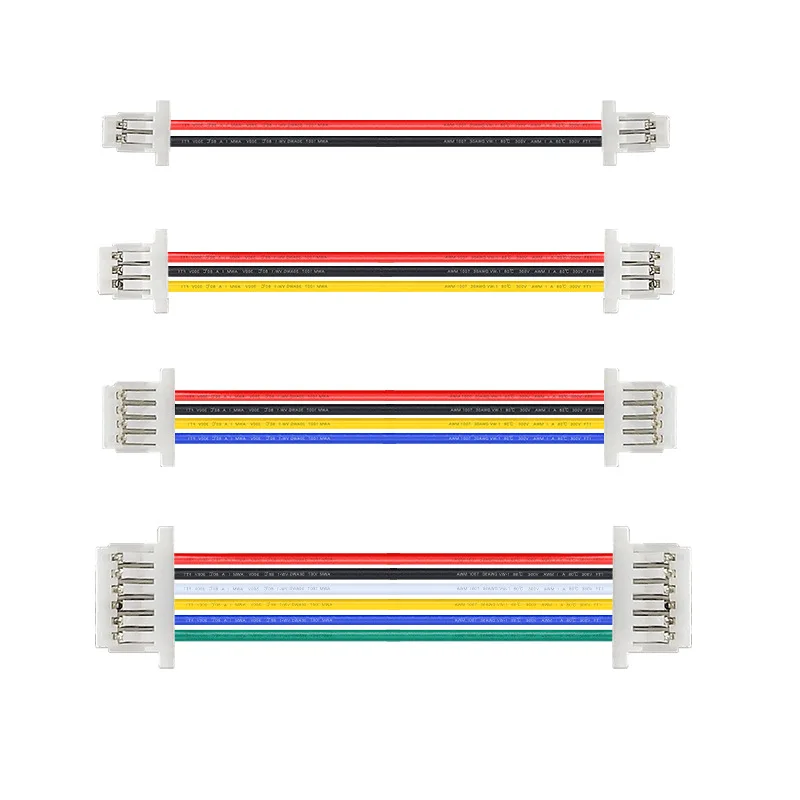 

Yoeruyo JST SH 1,0, 390 шт., комплект разъемов «папа», 28AWG, гофрированный провод, 3-10 контактов для гоночного дрона, GPS, жгут проводов
