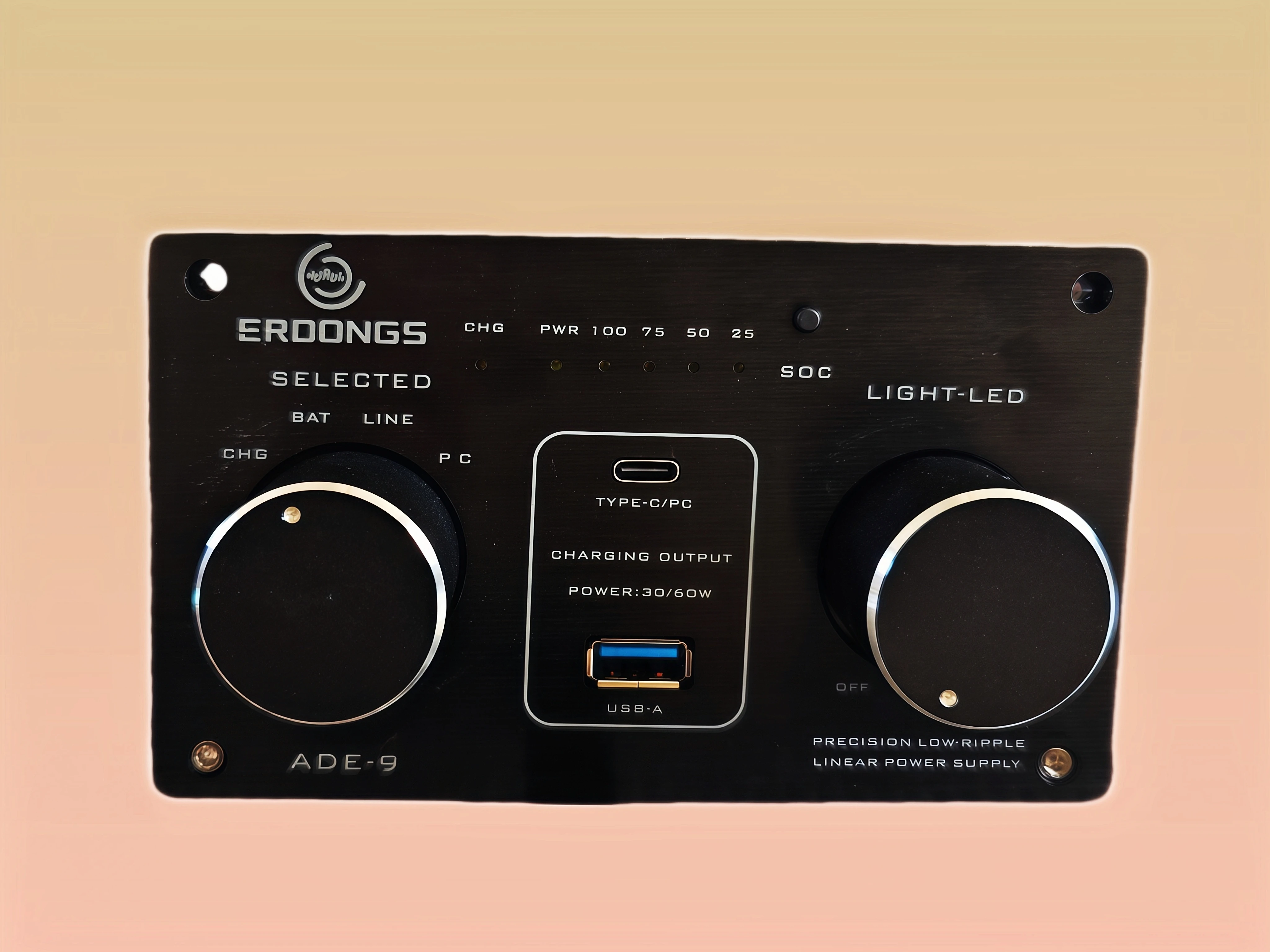 

Erdongs ADE-9 Linear Power Supply with Built-in Battery Large Capacity Enhances Sound Quality for Headphone Amplifier Model ADE-