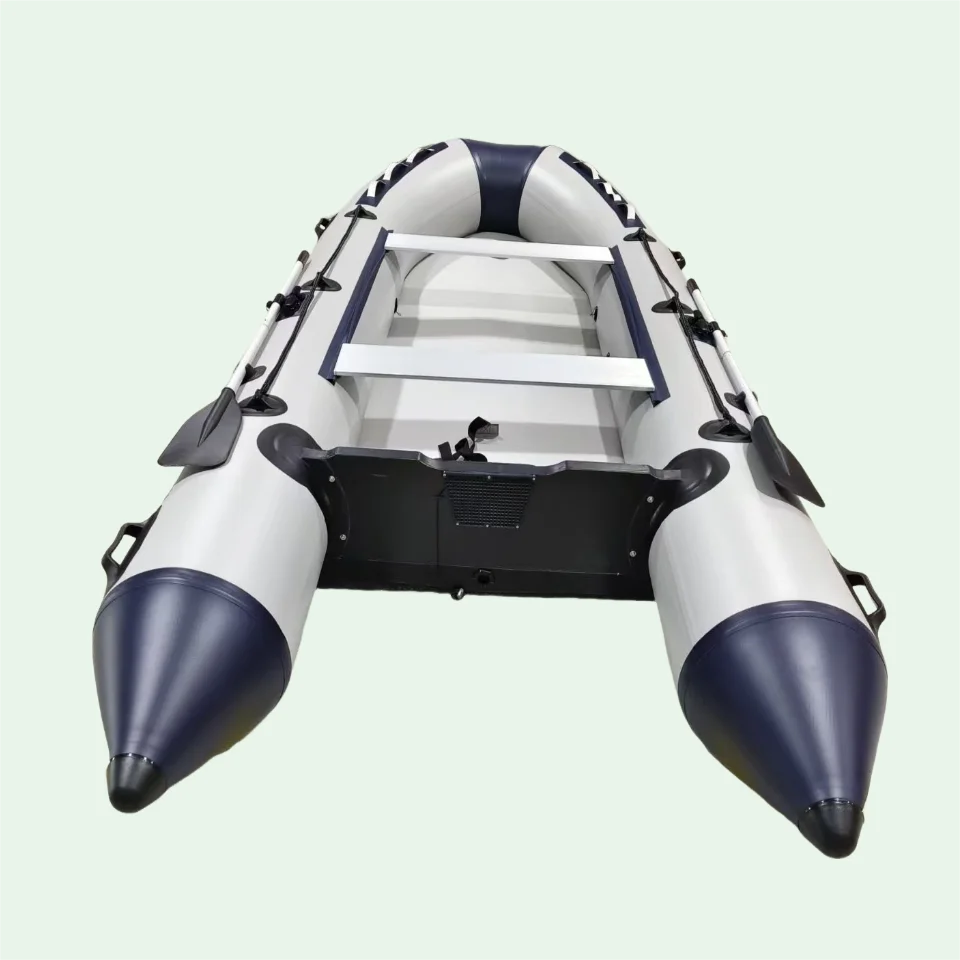 Picture 4: 2.7m Inflatable Boat with Air Mat Floor for Outdoor Fishing
