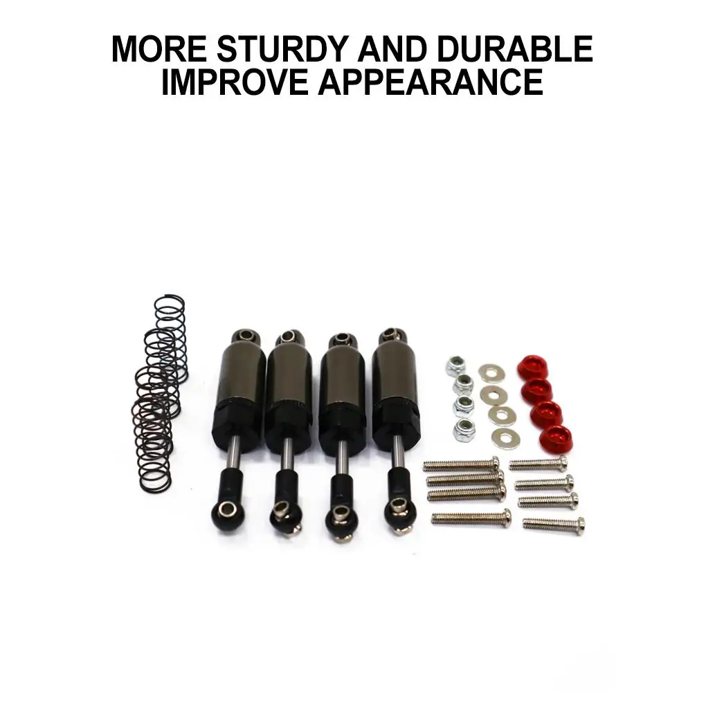 RCGOFOLLOW Aluminum Alloy Front Rear Shock Absorber Rc Front Rear Shock Absorber For 1 12 MN D90 MN-99 MN-91 FJ-45