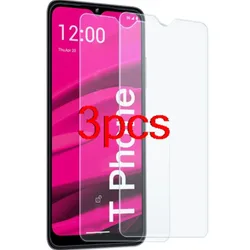 3pcs clear guard on for t-mobile t phone 5g 2023 tempered glass screen protector for tphone 5g protective glass front film cover