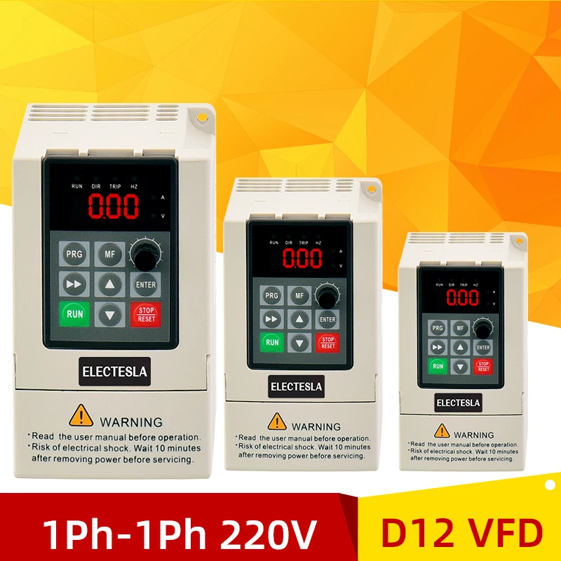 Variable Frequency inverter 0.75KW/1.5kw/2.2kw Drive  Converter inverter 220V VFD AC Motor Speed ​​​​​​Controller