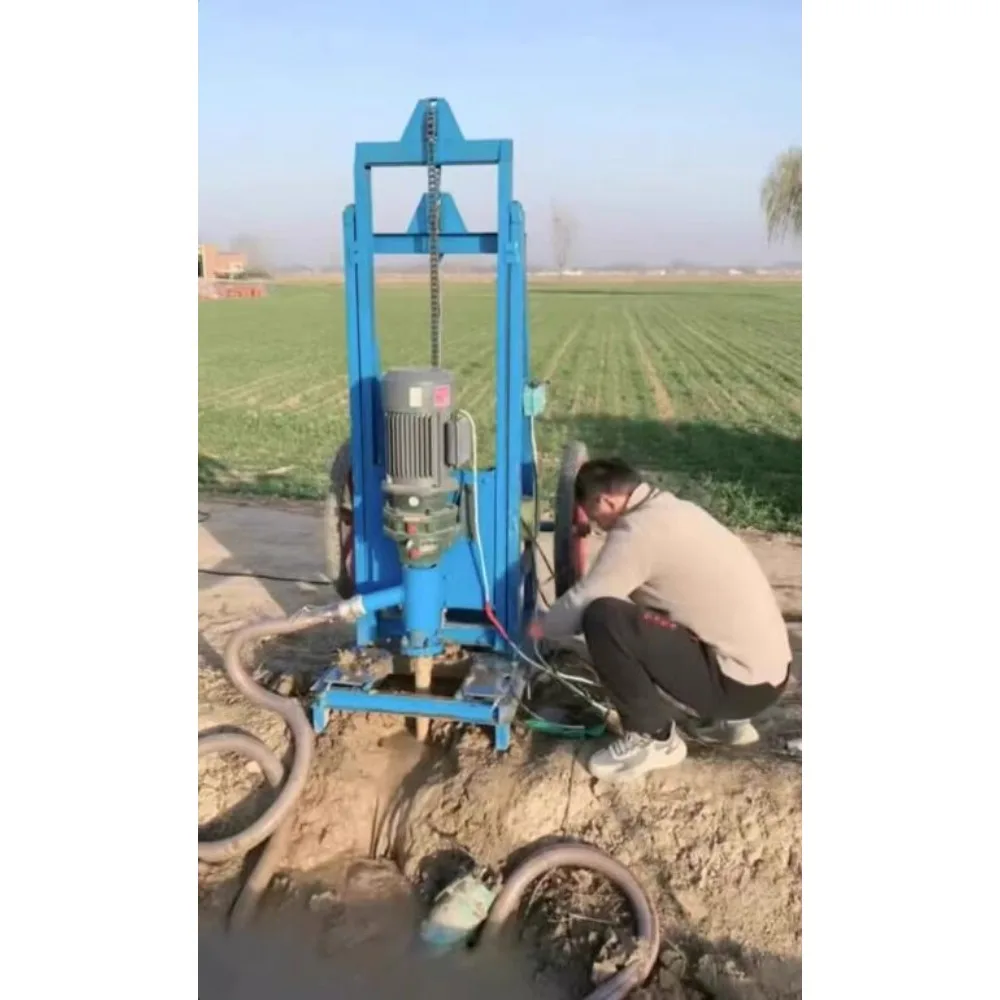 Imagen 5: Perforadora eléctrica para equipos de riego rural, uso doméstico, 200m