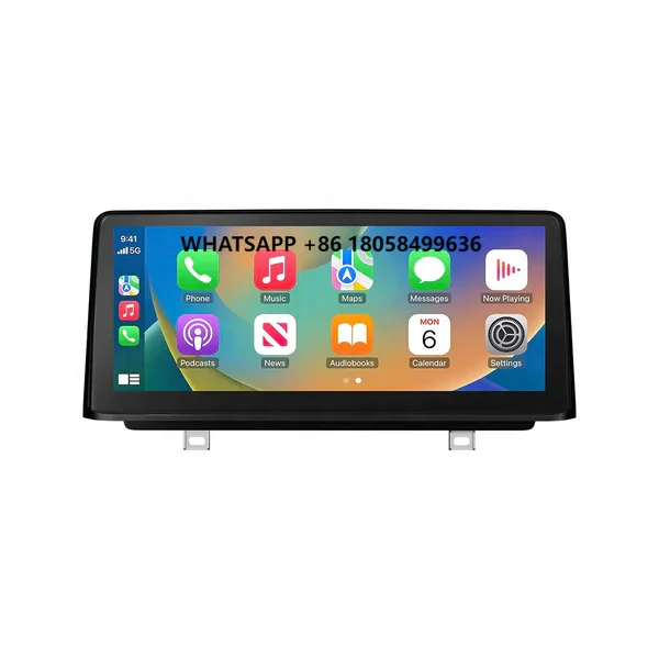 

10,25-дюймовый беспроводной автомобильный мультимедийный дисплей CarPlay Android Auto для серии BW 3, 4 F30 F31 F34 F32 F33 F36 Экран головного блока NBT