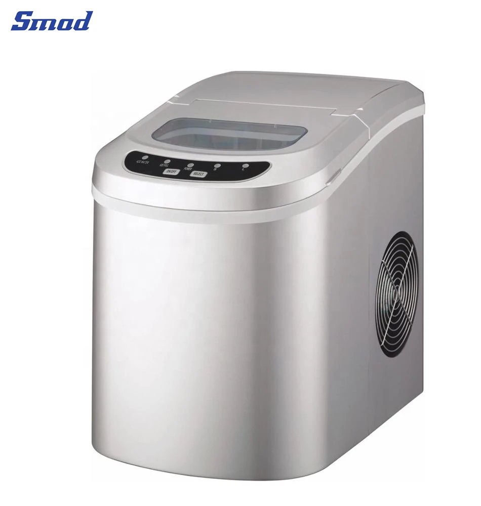 صانع مكعبات الثلج على سطح المكتب الصغير باللون الفضي #3