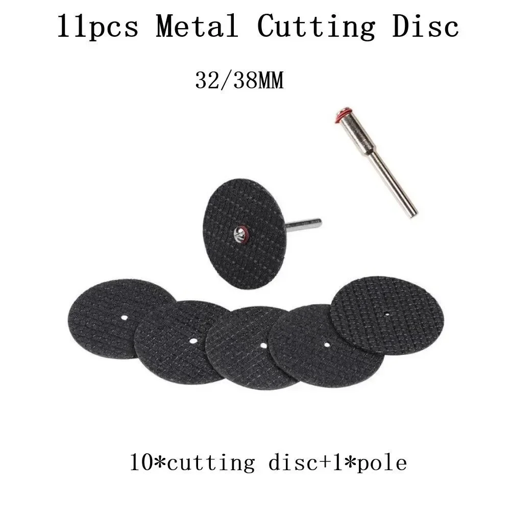 ALLGOOD 11Pcs 32/38MM Abrasive Cutting Disc Circular Saw Blade Grinding Wheels For Rotary Tool Accesories Saw Blade Cutting Tool