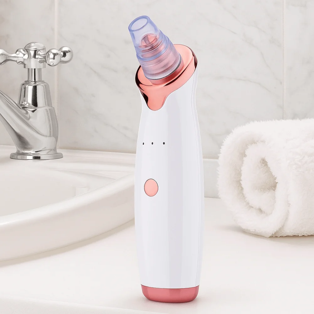 Strumento elettrico per la rimozione dei punti neri USB ricaricabile Aspirazione sottovuoto Detergente per pori Ciclo dell'acqua Strumento per la pulizia del viso per la rimozione dei punti neri