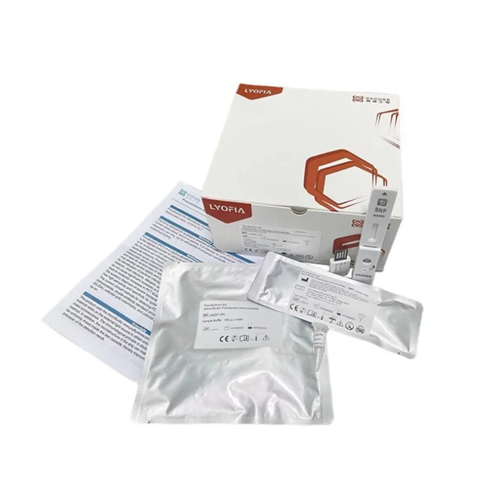 

VACURE Progestrone HBA1C TSH HSCRP+CRP LH CtnI D-Dimer AFP PSA 25pcs per box