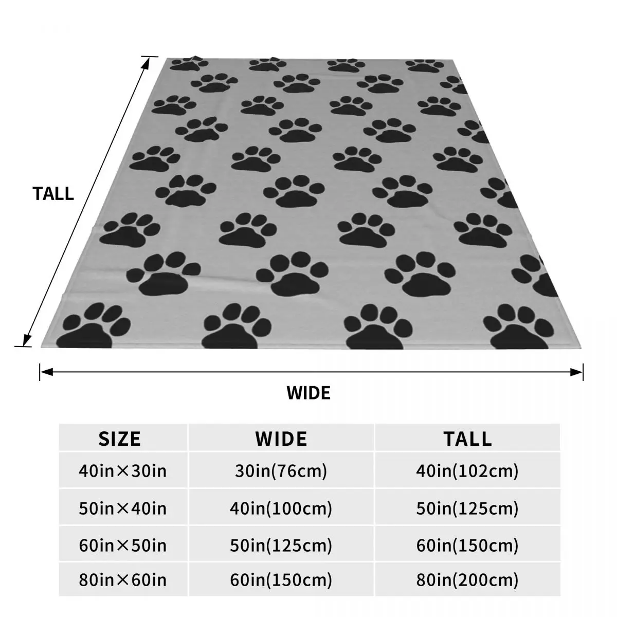الكلب أو القط باو طباعة (ق) بطانية لينة الدافئة الفانيلا رمي بطانية أفخم للسرير غرفة المعيشة نزهة السفر المنزل الأريكة #4