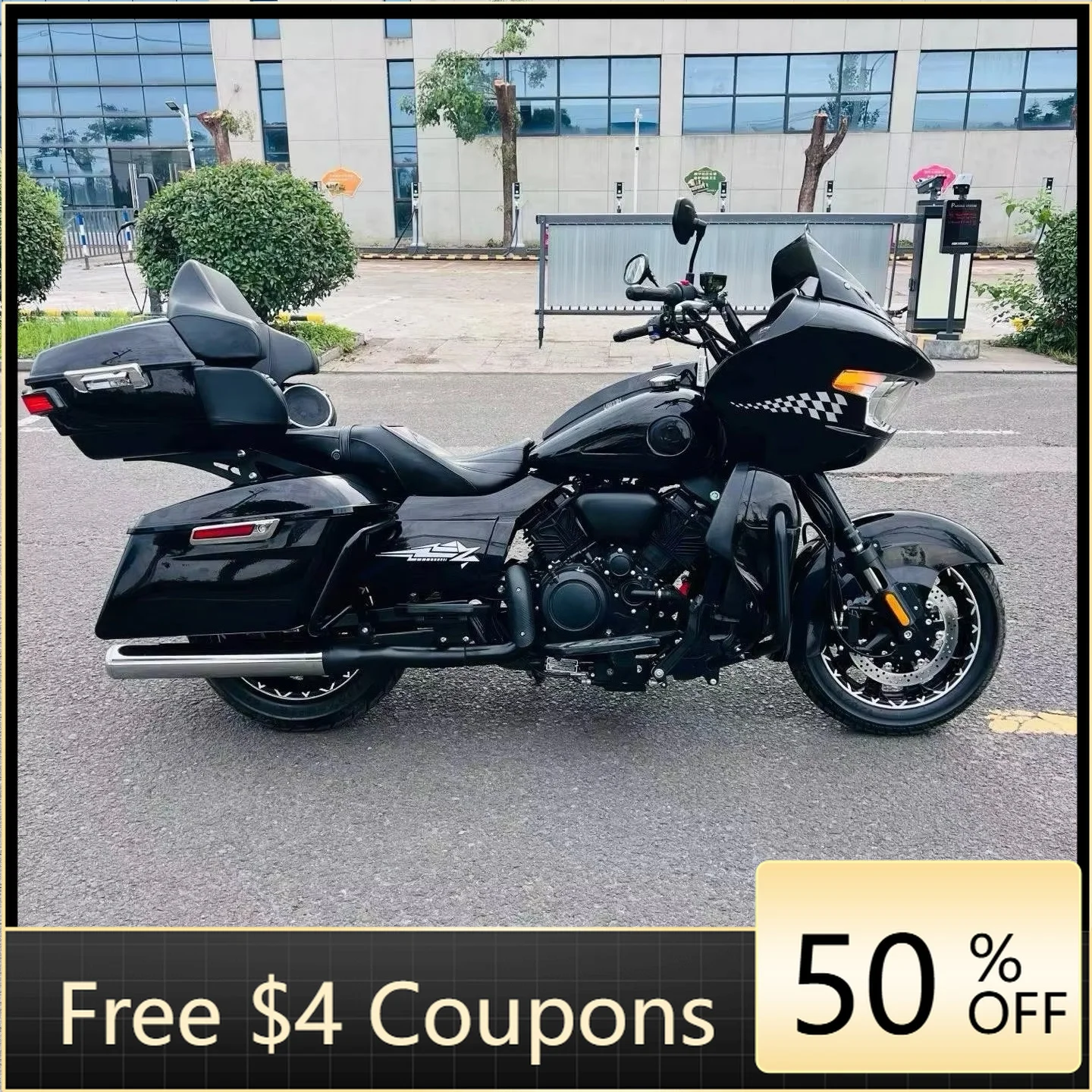 Rs 800Cc V-Twin Touring Cruiser Full three cases ABS TCS TFT screen, long-distance motorcycle