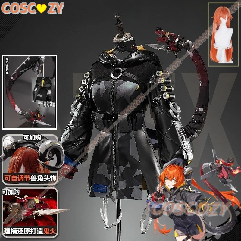 

Zenless Zone Zero Orphie Косплей Костюм Длинные Оранжевые Двойные Хвостики Парики Женщины Девушки Magus Obol Squad Вечеринка Костюм Хэллоуина