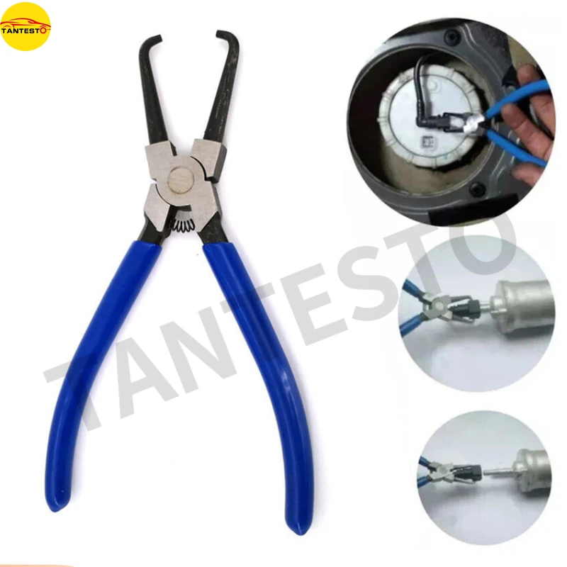 Gasoline pipe joint disassembly pliers 7-inch filter quick connector disassembly snap pliers