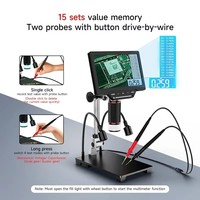 AIXUN DM23 Electronic Digital Microscope With Multimeter Measurement 10 Inch Large Screen Display For BGA Soldering Tool
