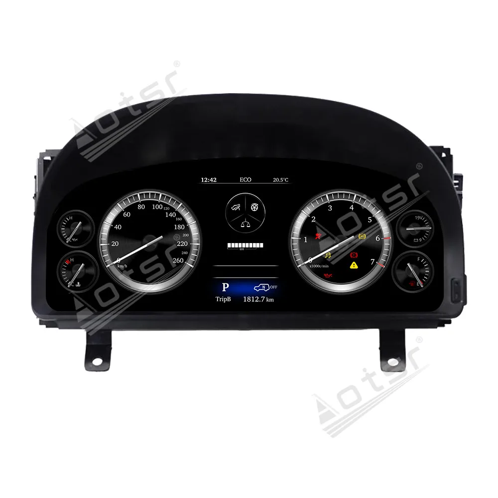 

LCD Instrument Panel Panel Speed Dedicated Digital Cluster Dashboard For Toyota Alphard 2008-2014 Virtual Cluster CockPit