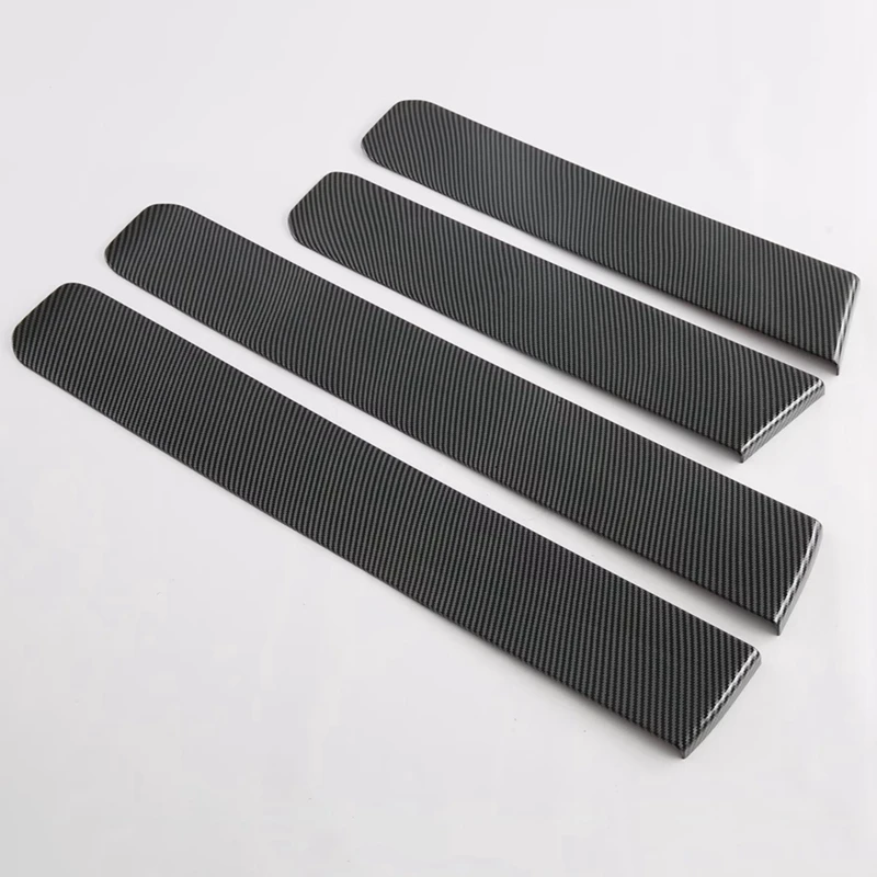 For Hyundai Santa Fe MX5 2024 Carbon Fiber Car Inner Door Panel Trim Stripe Cover Trim Accessories