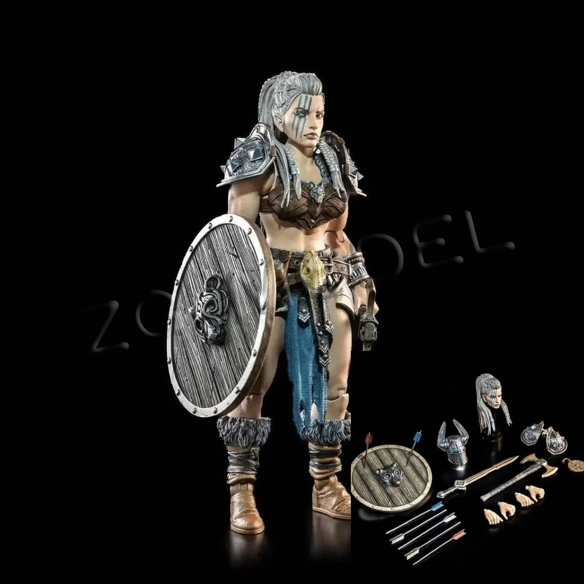The Mythical Legion of The Four Horsemen, Hoshi Xiongbo, Female Barbarian Nivet, Action Figure Model