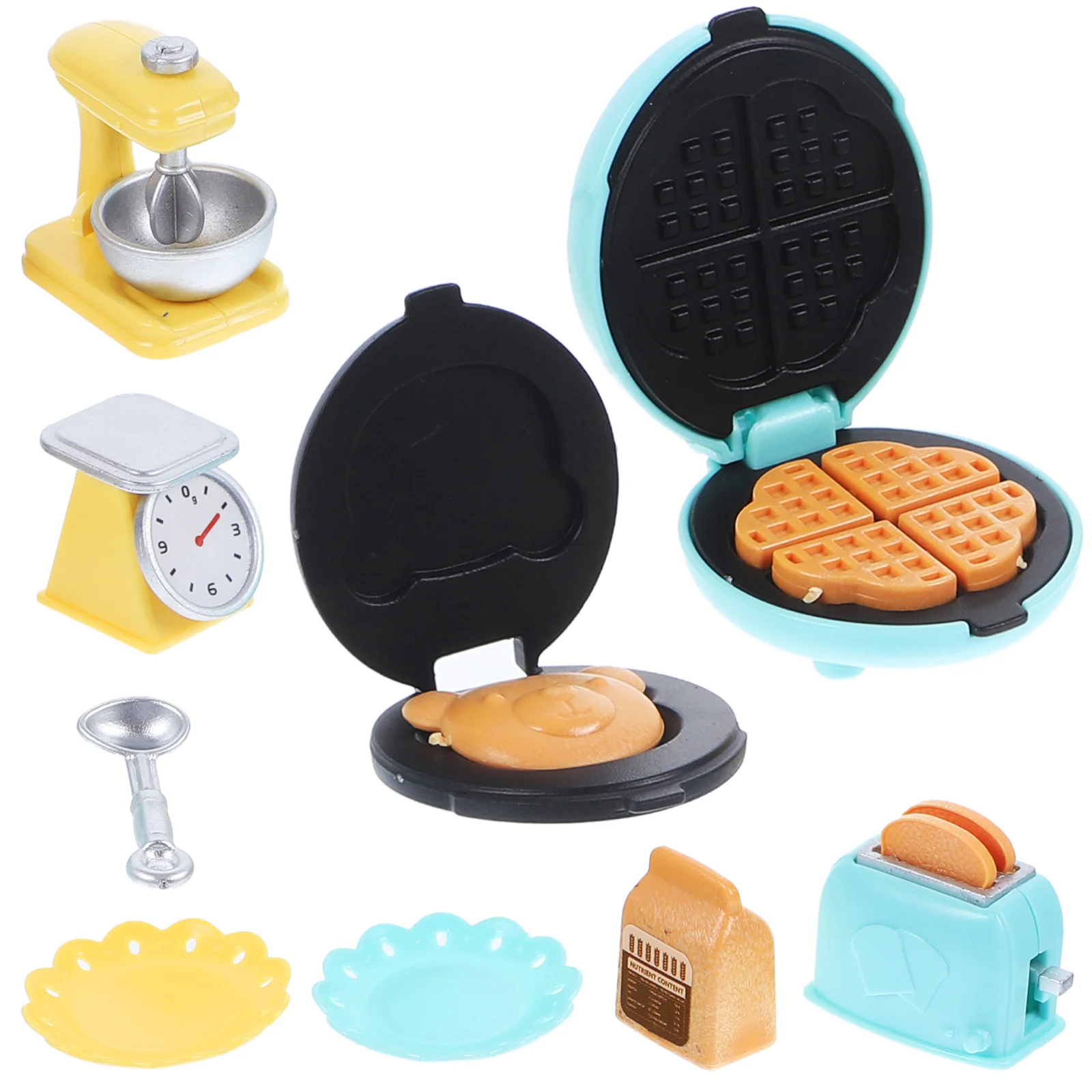 Dollhouse Cooker Mini Baking Toy Miniature Model Scale Kitchenware Accessories Children Home Accessory