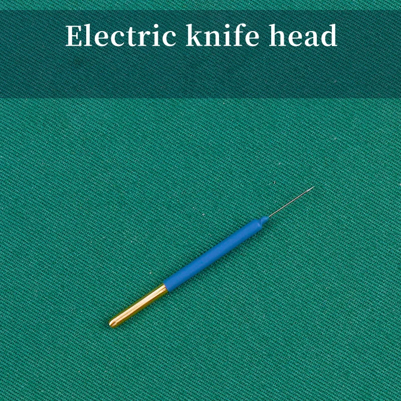 High-Frequency Electric Knife Accessories LEEP Lip Lonization Electrocautery Electrode Head Needle-Shaped Manual Handle