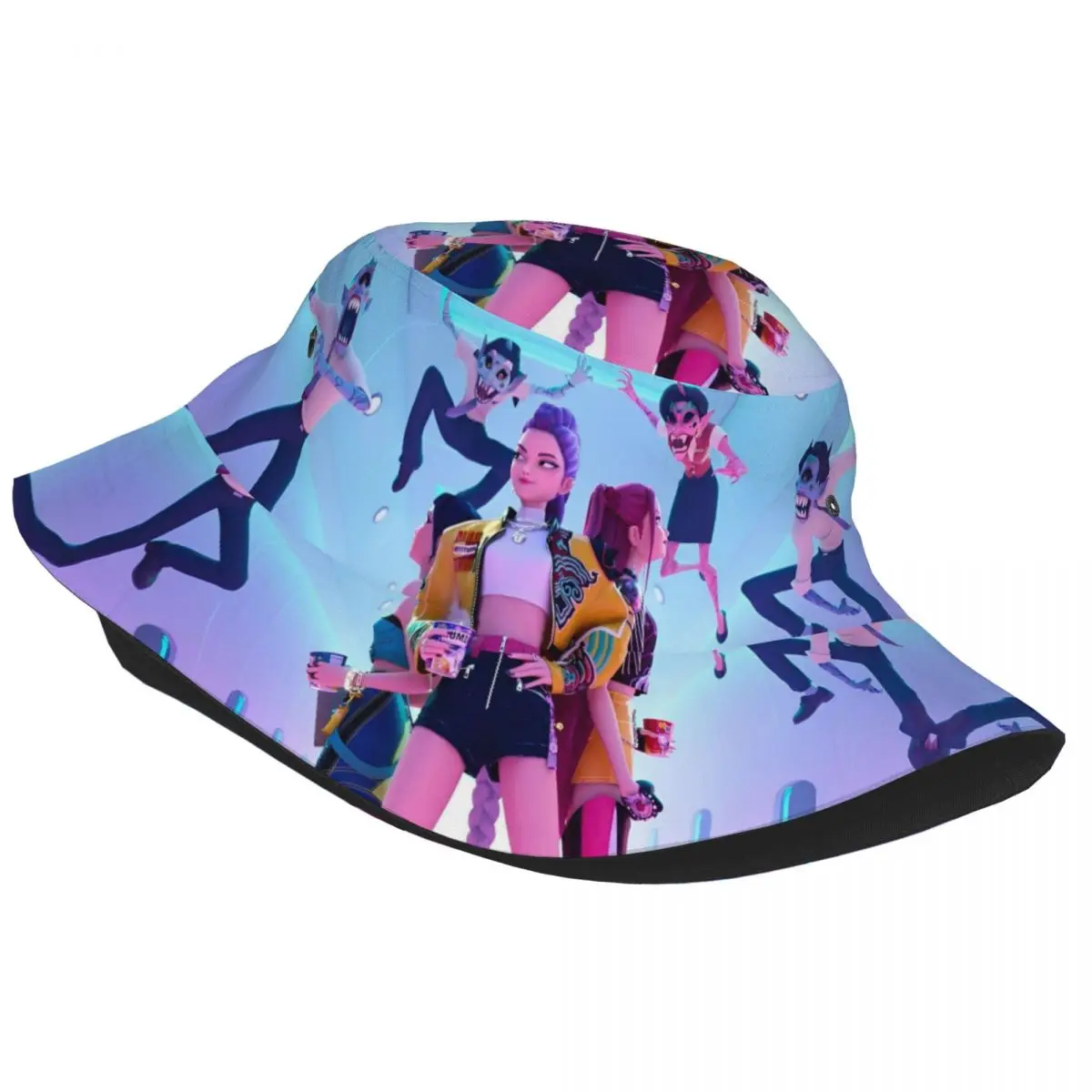 

Головные уборы для путешествий, товары для девочек, шляпа-ведро, модная женская шляпа от солнца, Панама для охотников на демонов, рыбацкие шапки для кемпинга