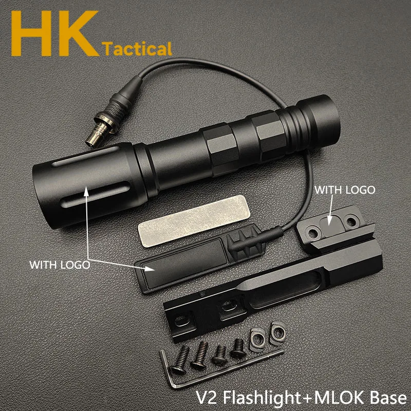 

Tacitcal Metal V2 Gun Light Flashlight 1000 Lumen Scout Light M300 M600 M600B M300A Airsoft Hunting Rifle Weapon Lamp