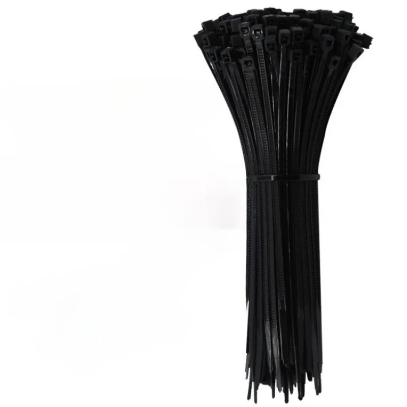 100Pcs Nylon Cable Ties Heavy Duty Wrap Wire Zip Ties 3.6*350mm Self-locking Plastic Wire Zip Ties Set Industrial Fasteners