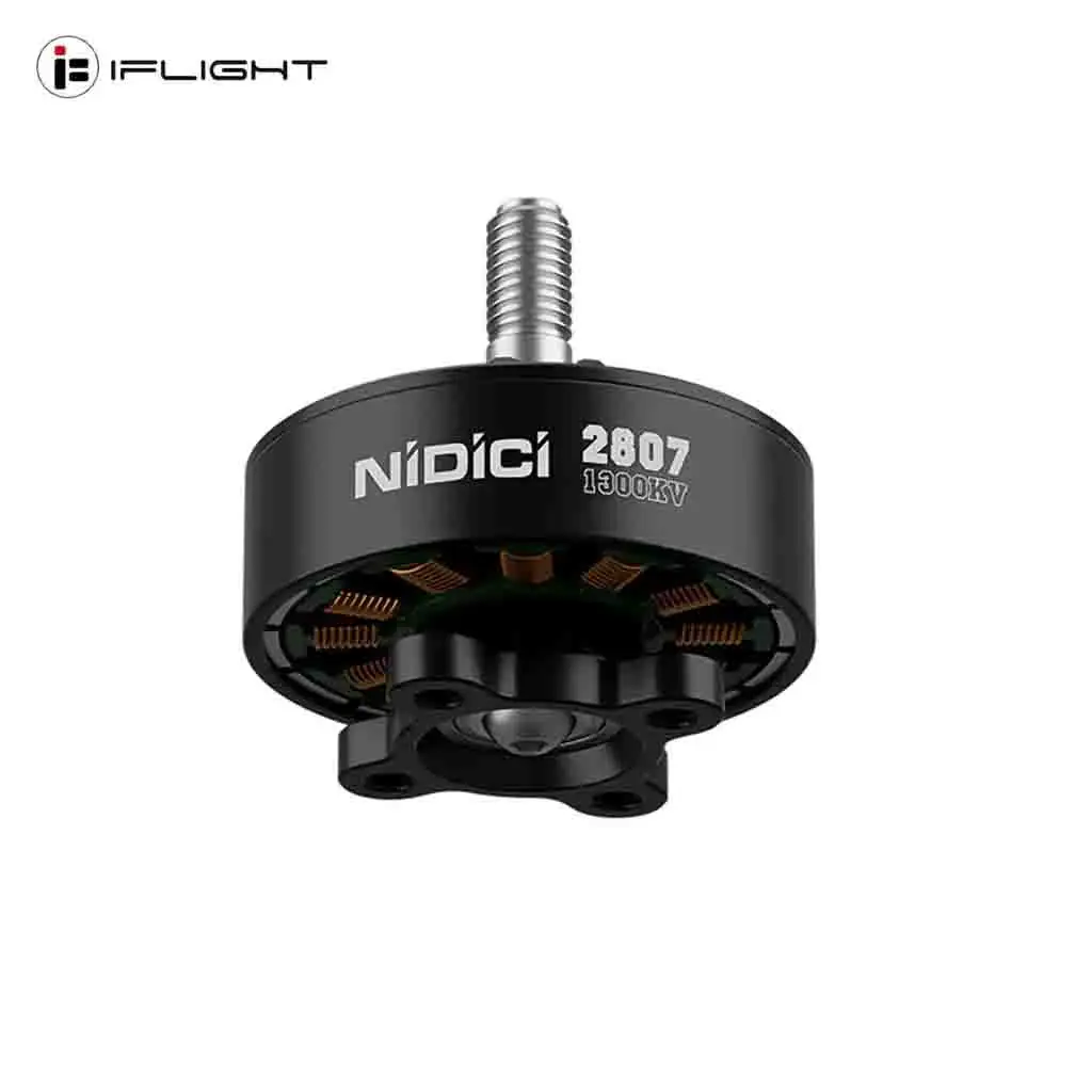 

iFlight NIDICI 2807 1300KV Бесщеточный двигатель с валом 5 мм, совместимый 7-дюймовый пропеллер для RC FPV Drone RC Tools