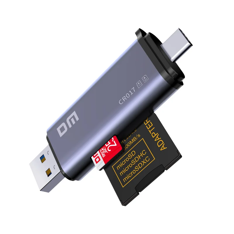 Dm 2 in 1 usb 3,1 typ c tf und sd kartenleser cr017