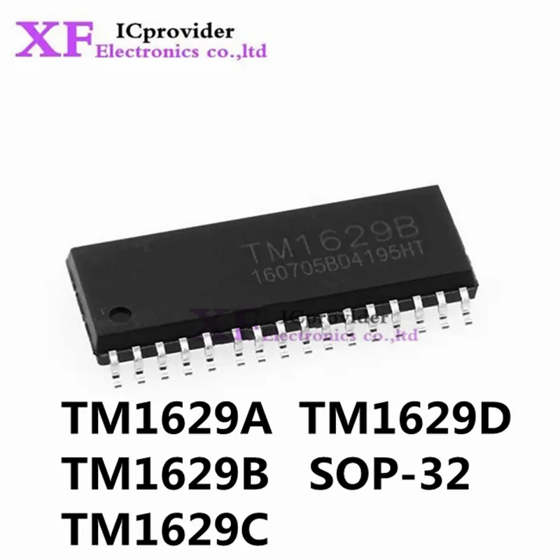 10Pcs 100% New TM1629A TM1629B TM1629C TM1629D TM1629 SOP32 digital LED power drive