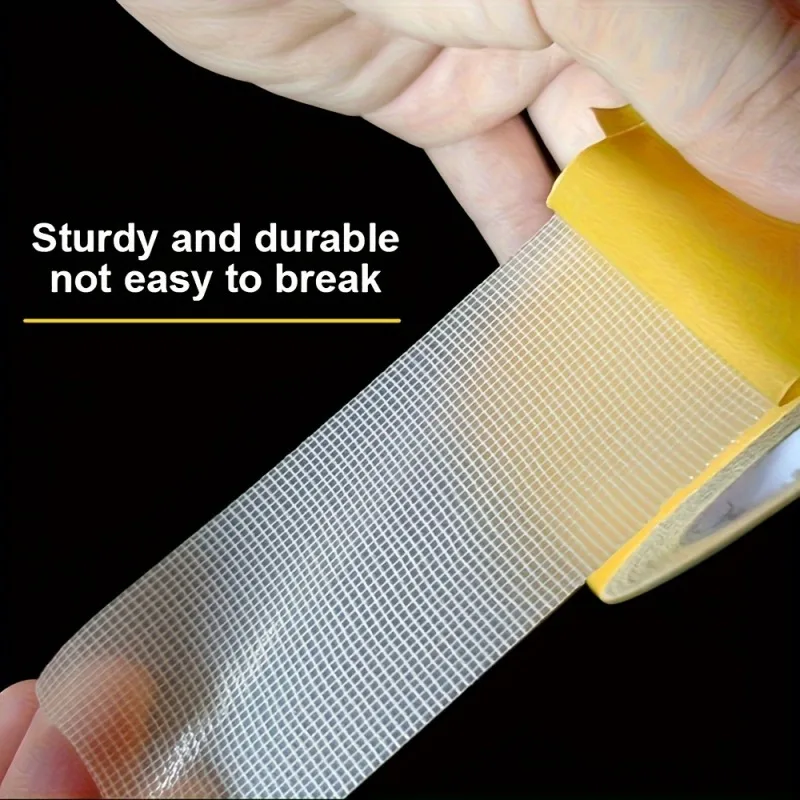 2 Rolls Strong Adhesive Fabric Double Sided Tape No Sew No Iron Clothing Hem Tape