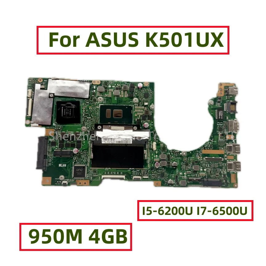 

Для Asus K501UX K501U K501UQ K501U A501U K501UB с I5-6200U 950M 4 Гб GPU 4GB-RAM