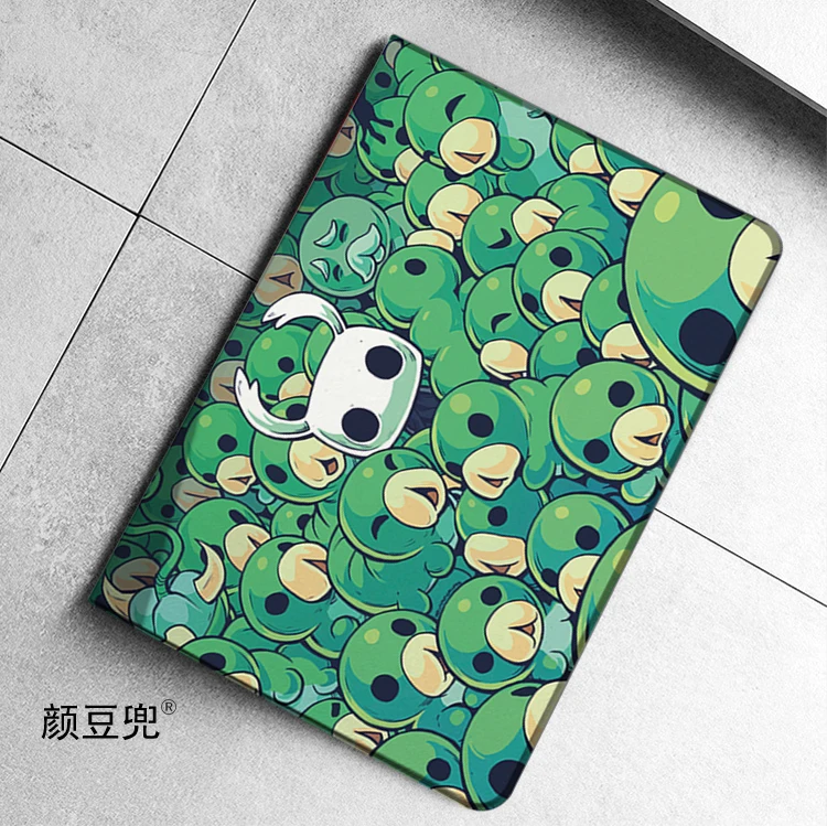 The Hollow Knight Anime For Samsung Galaxy Tab A7 Lite 8.7 2021 Case S9 Plus Tri-fold stand Cover Galaxy Tab S6 Lite Tab S8 Plus