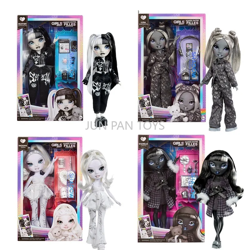 original-shadow-high-girls'-night-out-doll-jointed-anime-figures-glass-eyes-hair-styling-fashion-black-white-doll-girls-toys