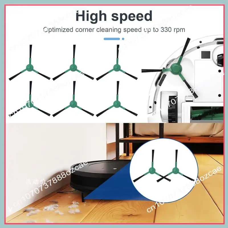 مجموعة ملحقات A26P لـ Irobot Roomba Plus 405 Combo Robot +/505 Combo Robot +/Irobot Roomba 205 Combo فرش جانبية