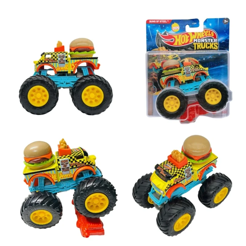 

Diecast Burger Truck Collectible Toy Car Non-Radio Controlled Game Vehicle 1/64 Scale Mixed B Group Game And Collectible