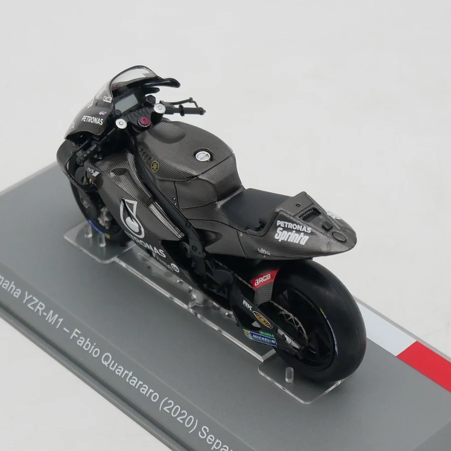 1:18 Scale Diecast Alloy Moto GP 2020 Yamaha YZR-M1 Fabio Quartararo Motorcycle Toys Cars Model Classics Adult Souvenir Display