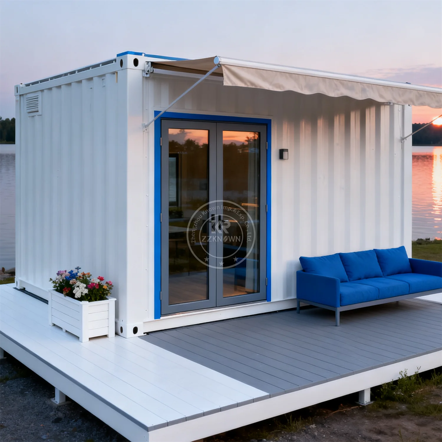 

Durable Container Kiosk Bar Prefab Restaurant Customized Prefabricated Modular Container Home Prefab House For Living