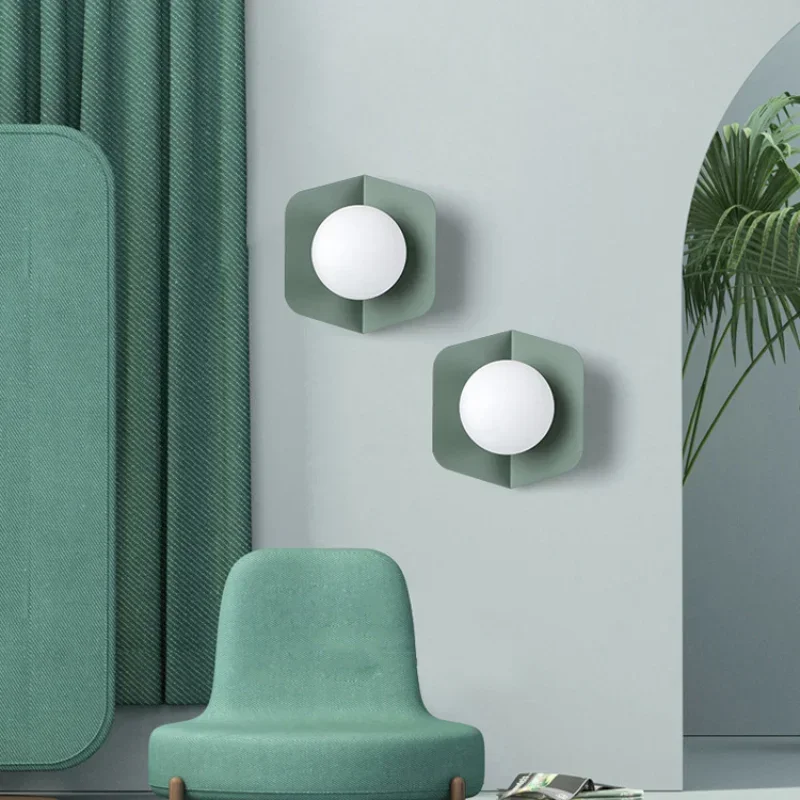 TechHPLed Wall Lamp Bedroom Bedside Aisle Staircase Children's Room Living Room Background Wall